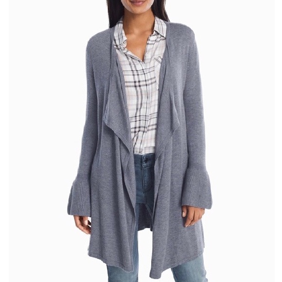 WHBM DRAMA SLEEVE CARDIGAN - Picture 2 of 3